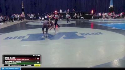 141 lbs Cons. Semi - Jake Dado, University Of The Ozarks (Arkansas) vs Jordan Carson, Millikin University