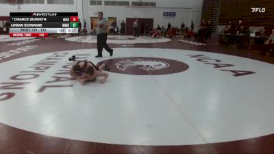 133 lbs Cons. Round 2 - Chance Suddeth, Augsburg vs Logan Schwanz, Minnesota State Mankato