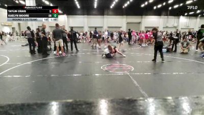 118 lbs Round 3 (10 Team) - Taylin Craig, Takedown Elite vs Kaelyn Moore, Oklahoma Mafia