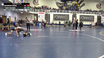 189 lbs Consy 4 - Nezumiiro Green, Pitts. Central Catholic vs Rudy Wagner, Frank Cox-VA