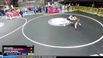 132 lbs Semifinal - Jeff Lopez, Clovis West High School Wrestling vs Joshua Requena, Beat The Streets - Los Angeles