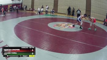 163-165 lbs 1st Place Match - Quintin Longmire, Arbor View vs Louden Cahill, Basic