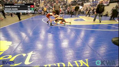 55 lbs Semifinal - Jasper Lockett Jr, Cowboy Wrestling Club vs Michael Mairel, Perry Wrestling Academy