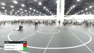 136 lbs Consi Of 8 #2 - Isabel Rascon Perez, Tiger Combat Systems vs Kenadee Schoonover, The Valley Vipers