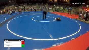 43 lbs Prelims - BentLee Potter, Clinton Youth vs Isaac Hierro, Grindhouse Wrestling