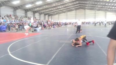78 lbs 5th Place - Noah Lopez, NM Gold vs Lance Wright, Mustang WC