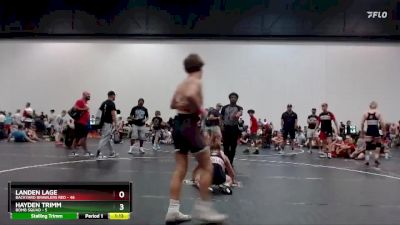 115 lbs Round 6 (10 Team) - Hayden Trimm, Bomb Squad vs Landen Lage, Backyard Brawlers Red