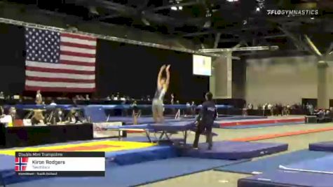 Kiron Rodgers - Double Mini Trampoline, TwistStars - 2021 USA Gymnastics Championships