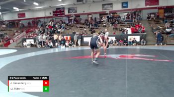 149 lbs 3rd Place Match - Josiah Rider, Adams State vs Jason Hanenberg, Western Colorado