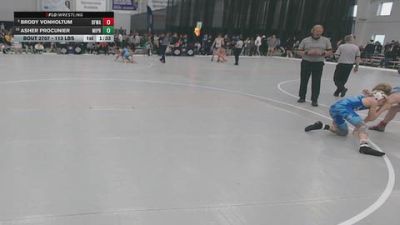113 lbs Champ. Rd Of 32 - Asher Procunier, Michigan Premier vs Brody VonHoltum, Black Fox Wrestling Academy