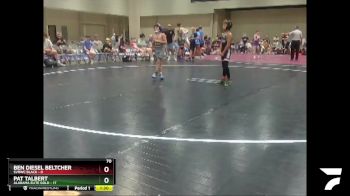 70 lbs Champ Round 1 (16 Team) - Ben Diesel Beltcher, SVRWC Black vs Pat Talbert, Alabama Elite Gold