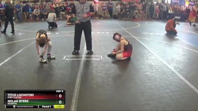 60 lbs Quarterfinal - Titus Lochotzki, Port Clinton vs Nolan Byers, Disabato