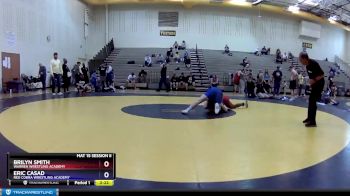 195 lbs Cons. Semi - Brilyn Smith, Warren Wrestling Academy vs Eric Casad, Red Cobra Wrestling Academy