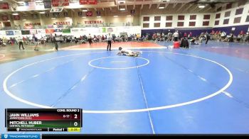 141 lbs Cons. Round 2 - Jahn Williams, Jamestown (N.D.) vs Mitchell Huber, Central Methodist