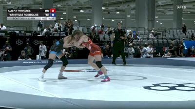 53 kg Quarters - Alisha Paradise, Nyac vs Cristelle Rodriguez, Tiger Wrestling Club/ Titan Mercury Wrestling Club