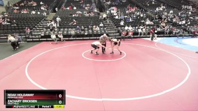 168 lbs Cons. Round 3 - Zachary Ericksen, West Field vs Noah Holdaway, Mountain View