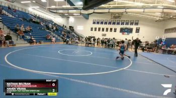 113 lbs Cons. Round 3 - Nathan Beltran, Top Of The Rock Wrestling Club vs Haven Vrana, Moorcroft Mat Masters Wrestling Club