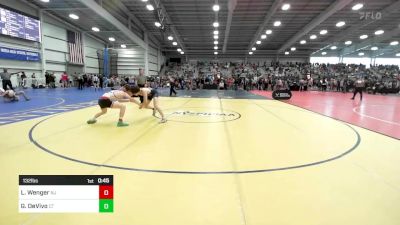 132 lbs Consi Of 64 #1 - Luke Wenger, NJ vs Griffin DeVivo, CT