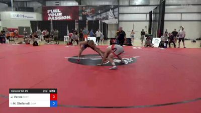 74 kg Consi Of 64 #2 - Jackson Vance, Northern Illinois RTC vs Mason Stefanelli, Cavalier Wrestling Club