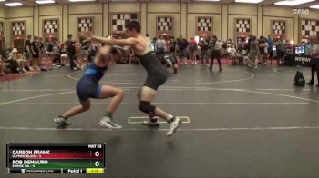 138 lbs Round 2 (6 Team) - Carson Frank, Olympic Black vs Rob Demauro, Empire WA