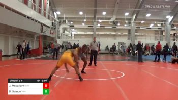 Consolation - Josiah Mccallum, Unattached-Campbell vs Demazio Samuel, Appalachian State