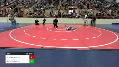 61 lbs Round Of 16 - Zeke Haffner, Woodstock City Wrestling vs Huxley Rhodes, Bremen Takedown Club