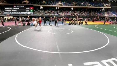 5A 144 lbs 3rd Place Match - Kason White, Canyon Randall vs Nicholas Torres, Mission Sharyland