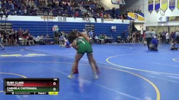 135 lbs Quarterfinal - Ruby Clark, Toppenish (Girls) vs Carmela Castenada, TINORA