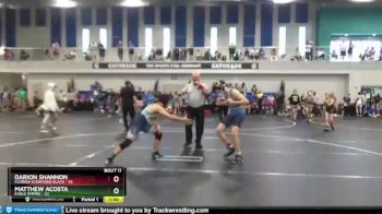 130 lbs Round 3 (8 Team) - Matthew Acosta, Eagle Empire vs Darion Shannon, Florida Scorpions Black