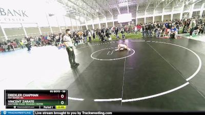 56 lbs Cons. Semi - Vincent Zarate, Southern Idaho Training Center vs Drexler Chapman, Mat Demon WC