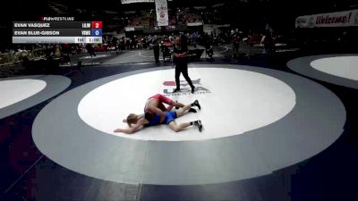 144 lbs Cons. Round 2 - Evan Vasquez, Lion Of Judah Wrestling Academy vs Evan Blue-Gibson, Valley Silverbacks Wrestling Club