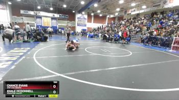 190 lbs Champ. Round 3 - Chance Evans, San Luis Obispo vs Khale McDonnell, Fountain Valley