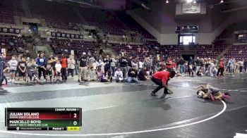 63 lbs Champ. Round 1 - Marcello Boyd, Legacy Boltz Wrestling Club vs Julian Solano, Duran Wrestling Club