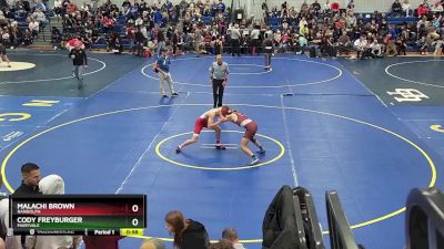 131 lbs Cons. Round 3 - Malachi Brown, Randolph vs Cody Freyburger, Maryvale