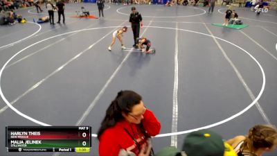 56 lbs Round 3 - Malia Jelinek, Stillwater vs Harlyn Theis, New Prague