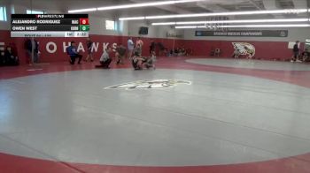 125 lbs Quarterfinal - Owen West, Cornell College vs Alejandro Rodriguez, North Iowa Area Community College