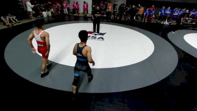 113 lbs Frank Fuentes, SJWA - San Joaquin Wrestling Association vs Niko Selianitis, BAWA-Bay Area Wrestling Association
