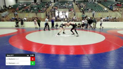 120 lbs Consolation - John Badami, South Paulding Junior Spartans Wrestling Club vs Xander Nielsen, Lumpkin County Wresting