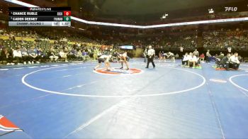 150 Class 4 lbs Champ. Round 1 - Chance Ruble, Seckman vs Caden Deeney, Truman