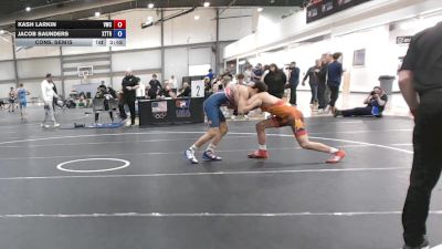 55 kg Cons. Semis - Kash Larkin, Valiant Wrestling Club vs Jacob Saunders, Xtreme Training