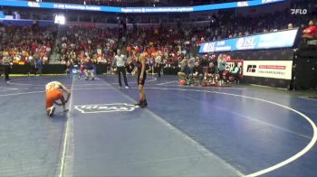 2A-113 lbs Cons. Round 3 - Izic Zarate, Red Oak vs Bryce Oostenink, Sioux Center