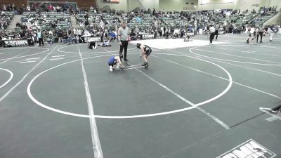 61 lbs 3rd Place - Ismael Rico, Corning PAL vs Kingsten Sisk, Orland WC