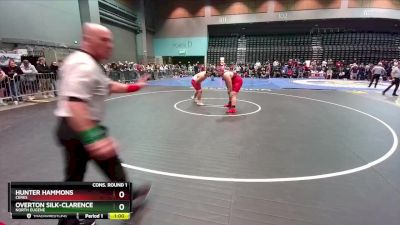 285 lbs Cons. Round 1 - Hunter Hammons, Ceres vs Overton Silk-Clarence, North Eugene