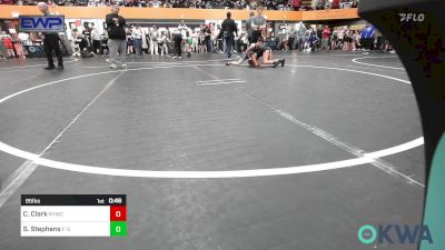 85 lbs Quarterfinal - Colin Clark, Newcastle Youth Wrestling vs Sophia Stephens, F-5 Grappling