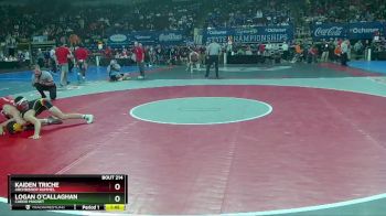 D 2 126 lbs Quarterfinal - Logan O`Callaghan, Caddo Magnet vs Kaiden Triche, Archbishop Rummel