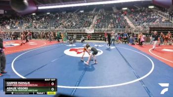 57 lbs Quarterfinal - Harper Mamalis, Green River Grapplers Wrestling vs Ashlee Vegors, Green River Grapplers Wrestling