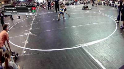 44-47 lbs Semifinal - Nellie Ritz, Conestoga Wrestling Club - Girls vs Joslyn Maly, Wahoo Wrestling Club