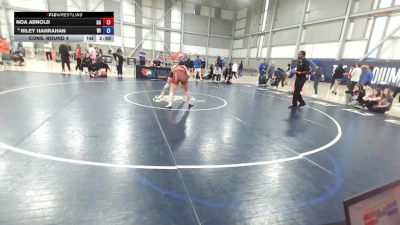 U20 Women - 65 lbs Cons. Round 4 - Noa Arnold, CA vs Riley Hanrahan, WI