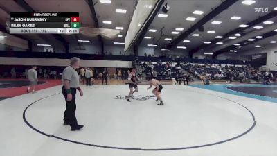 157 lbs Cons. Round 2 - Jason Dubrasky, Gettysburg vs Riley Oakes, Millersville