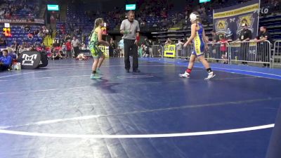 120 lbs Consy 6 - Kaitlyn Bice, Mercer vs Myla McCully, Philipsburg Osceola